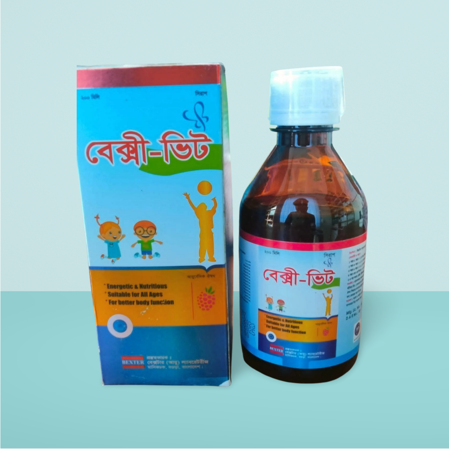 Bexy-Vit multivitamin and energetic syrup for kids and adults